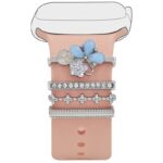 アップルウォッチ バンド チャーム Apple Watch バンド チャーム apple watch アクセサリー Apple Watch バンド ベルト アクセサリー キラキラ デコレーション アップルウォッチ 全3色 SKU:IPC04172025032 - 画像 (10)