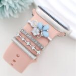 アップルウォッチ バンド チャーム Apple Watch バンド チャーム apple watch アクセサリー Apple Watch バンド ベルト アクセサリー キラキラ デコレーション アップルウォッチ 全3色 SKU:IPC04172025032 - 画像 (5)