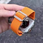 アップルウォッチ バンド  スポーツ メンズ レディース アップルウォッチ バンド 着脱簡単 Apple Watch バンド ベルト 交換 ナイロンバンド ナイロン Apple Watch series 40mm 41mm 42mm 44mm 45mm 46mm 49mm Apple Watch Apple Watch ベルト 全18色 SKU:IPC04222025001 - Image 7