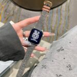 アップルウォッチ バンド レザー製 ベルト アップルウォッチ バンド ベルト  Apple Watch series 40mm 41mm 42mm 44mm 45mm 46mm 49mm Apple Watch Apple Watch ベルト 全5色 SKU:IPC04222025005 - Image 3