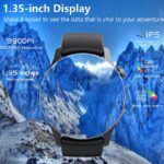[技適マーク取得済み]多国言葉(日本語)対応 F207R 1.35インチ大画面 多機能腕時計 Bluetooth5.3対応 スマートウォッチ 体表面温度 IP67防水 血中酸素 腕時計 24時間健康管理 歩数計 全8色 SKU:IPC08202023006LS - Image 31