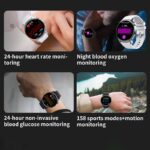 [技適マーク取得済み]多国言葉(日本語)対応 F207R 1.35インチ大画面 多機能腕時計 Bluetooth5.3対応 スマートウォッチ 体表面温度 IP67防水 血中酸素 腕時計 24時間健康管理 歩数計 全8色 SKU:IPC08202023006LS - Image 25