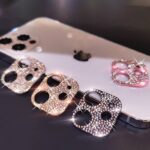 iPhone16/16Plus カメラ保護フィルム ダイヤモンド メタル カメラレンズプロテクター iPhone16Pro/16ProMax レンズ 液晶保護シート iPhone16シリーズ対応 カメラレンズ保護リングカバー 貼り付け簡単 全5色 SKU:IPC08232023002LS - 画像 (2)