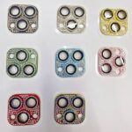 iPhone16/16Plus 一体型 キラキラ カメラ保護フィルム iPhone16Pro/16Pro maxレンズ 液晶保護シート iPhone15 強化ガラス 液晶保護シート 全13色 SKU:IPC08272023006LS - 画像 (4)