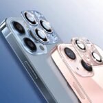 iPhone16/16Plus 一体型 キラキラ カメラ保護フィルム iPhone16Pro/16Pro maxレンズ 液晶保護シート iPhone15 強化ガラス 液晶保護シート 全13色 SKU:IPC08272023006LS - 画像 (18)