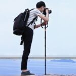 折り畳み式多機能 アルミニウム合金 軽量型 カメラ 三脚 三脚型スタンド Q999H中心軸倒置 低重心自由雲台 四段伸縮 156CM ビデオカメラ ホルダー SKU:IPC09032023048LS - Image 7