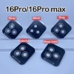 iPhone 16Pro/16ProMax  一体型 カメラ保護フィルム iPhoneレンズ 液晶保護シートiPhone16/16Plus  強化ガラス 液晶保護シート 全6色 SKU:IPC10152023018LS - 画像 (8)
