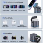 折れ畳式 3in1ワイヤレス充電器 Apple watch &Air Pods充電充電可能