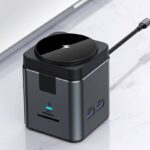 Magsafe充電器 PD15W 快速充電器機能 8in1 Type-c USBハブ 4K HDMI出力 PD充電対応 USB3.0 ハブ HDMI 変換アダプター usbハブ 3.0 高速伝送 互換性高 変換アダプタ ケーブル 変換ケーブル SKU:IPC10252023015LS - Image 2