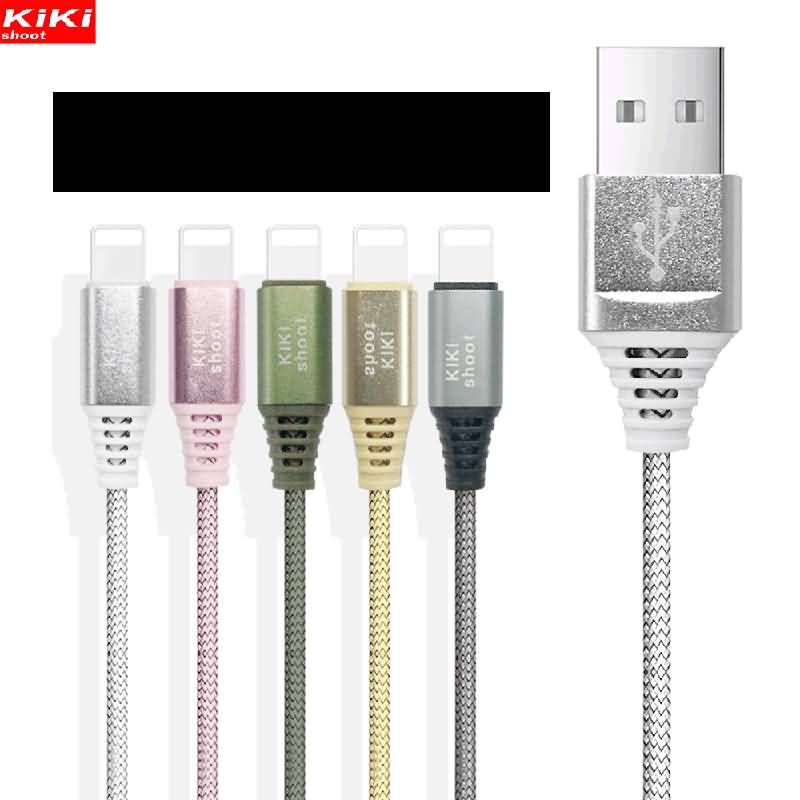 PC02052023026LS-01 iPhone Lighting・Micro・type c USB ケーブル 1.5m ナイロン素材 高耐久 断線防止 充電ケーブル 全5色 SKU:PC02052023026LS - 画像 (1)