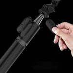 三脚付き自撮り棒 Q01 スマホスタンド 三脚ホルダー スマホ用クリップ スマートフォンホルダー1.10mまで伸びる リモコン付き 全2色 SKU:PC04182023045LS - Image 9