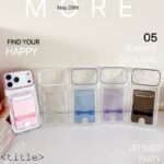 iPhone17 2in1 PC+TPU ケース カード収納可能