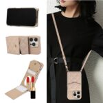 iPhone 17 手帳型ケース ストラップ付属 iPhone 16e対応手帳型ケース iPhone16 PUレザー ケース スマホケース