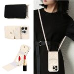 iPhone 17 手帳型ケース ストラップ付属 iPhone 16e対応手帳型ケース iPhone16 PUレザー ケース スマホケース