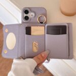 iPhone 17 手帳型ケース 腕ストラップ付属 iPhone 16e対応手帳型ケース iPhone16 PUレザー ケース