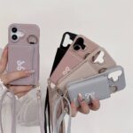 iPhone 17 手帳型ケース 腕ストラップ付属 iPhone 16e対応手帳型ケース iPhone16 PUレザー ケース