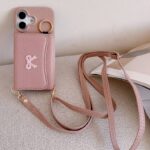 iPhone 17 手帳型ケース 腕ストラップ付属 iPhone 16e対応手帳型ケース iPhone16 PUレザー ケース