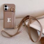 iPhone 17 手帳型ケース 腕ストラップ付属 iPhone 16e対応手帳型ケース iPhone16 PUレザー ケース
