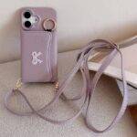 iPhone 17 手帳型ケース 腕ストラップ付属 iPhone 16e対応手帳型ケース iPhone16 PUレザー ケース