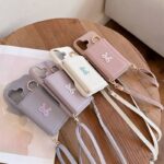 iPhone 17 手帳型ケース 腕ストラップ付属 iPhone 16e対応手帳型ケース iPhone16 PUレザー ケース