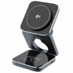 Qi2 3in1ワイヤレス充電器 PD15W 快速充電器 Apple watch &Air Pods充電可能 折れ畳式 ワイヤレス充電 スタンド機能