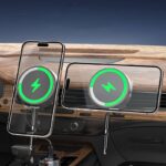 MagSafe対応 強磁力 車載ホルダー 15W ワイヤレス充電器