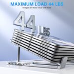 8in1 USBハブ付き PCスタンド パソコンスタンド ノートPCスタンド 折り畳み アルミ タブレット