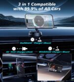 Qi2 MagSafe対応 強磁力 車載ホルダー エアコン吹出口