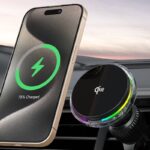 Qi2 MagSafe対応 強磁力 車載ホルダー ホルダー付属無し