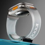 アップルウォッチ バンド 半透明 シリコン ラバーバンド