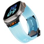 アップルウォッチ バンド 半透明 シリコン ラバーバンド 金具2色 apple watch 44mm 45mm 46mm 49mm ULTRA シリコン ベルト AppleWatchベルトシリコン スポーツバンド 全4色 SKU:AC08072025062 - Image 19