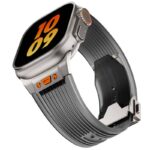 アップルウォッチ バンド 半透明 シリコン ラバーバンド