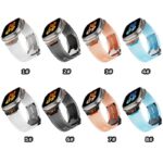 アップルウォッチ バンド 半透明 シリコン ラバーバンド