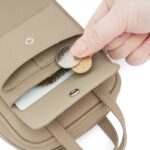 スマホショルダー 本革斜めがけバッグ 通勤バッグ 小物収納 財布