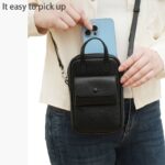 スマホショルダー 本革斜めがけバッグ 通勤バッグ 小物収納 財布