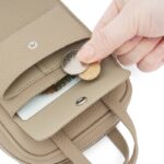 スマホショルダー 本革斜めがけバッグ 通勤バッグ 小物収納 財布