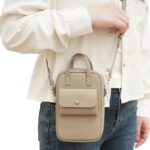 スマホショルダー 本革斜めがけバッグ 通勤バッグ 小物収納 財布
