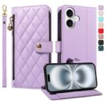 iPhone 17 手帳型ケース 腕ストラップ付属 iPhone 16e対応手帳型ケース