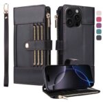 iPhone 17 手帳型ケース 腕ストラップ付属 iPhone 16e対応手帳型ケース iPhone16 PUレザー ケース