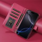 iPhone 17 手帳型ケース 腕ストラップ付属 iPhone 16e対応手帳型ケース iPhone16 PUレザー ケース