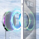 magsafe対応車載ホルダー K13 マグネット式 真空 スマホホルダーワイヤレス充電可能 真空吸着式 携帯電話ホルダー 360度回転