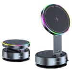 magsafe対応車載ホルダー K13 マグネット式 真空 スマホホルダーワイヤレス充電可能 真空吸着式 携帯電話ホルダー 360度回転