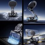 magsafe対応車載ホルダー K13 グネット式 真空 スマホホルダー 真空吸着式 携帯電話ホルダー 360度回転 電動真空吸着式スマホホルダー