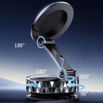 magsafe対応車載ホルダー K13 グネット式 真空 スマホホルダー 真空吸着式 携帯電話ホルダー 360度回転 電動真空吸着式スマホホルダー