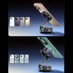 magsafe対応車載ホルダー K13 グネット式 真空 スマホホルダー 真空吸着式 携帯電話ホルダー 360度回転 電動真空吸着式スマホホルダー