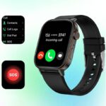 [技適マーク取得済み] 2.01inch大画面 スマートウォッチ 通話機能付き 多機能腕時計