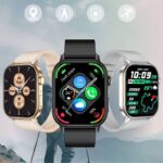 [技適マーク取得済み] 2.01inch大画面 スマートウォッチ 通話機能付き 多機能腕時計