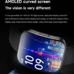 [技適マーク取得済み] 1.85inch大画面 スマートウォッチ 通話機能付き 多機能腕時計 多国言葉(日本語)対応 スマートウォッチ