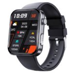 [技適マーク取得済み]F310 2.1inch大画面 スマートウォッチ ワイヤレスイヤホン内蔵