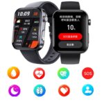 [技適マーク取得済み]F310 2.1inch大画面 スマートウォッチ ワイヤレスイヤホン内蔵